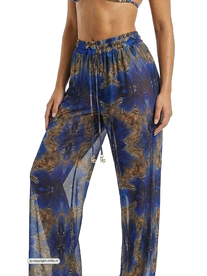 Blue Orchid Strandbroek Orchid van Gold Couture