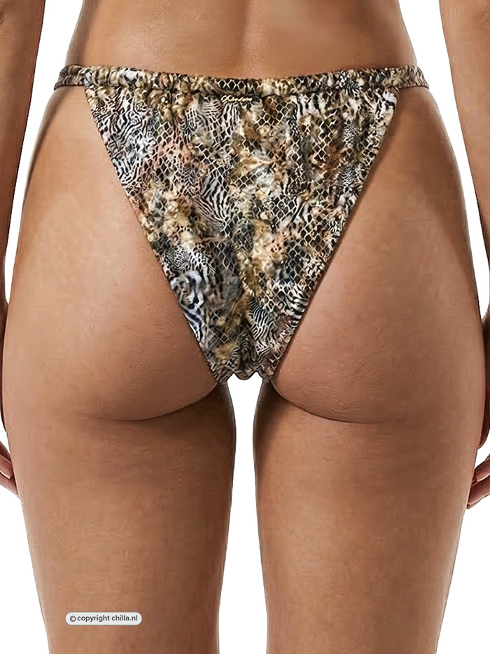 Blue Orchid Brazilian Sliding Bottom Safari by Gold Couture
