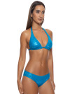 Halter Bikini Liquid Voltage Blue