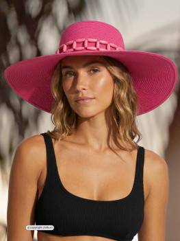 Strandhoed Tulum Roze van Pia Rossini