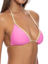 Braided Triangle Top Sail On Pink