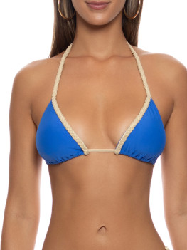 Braided Triangle Top Sail On Blue van Luli Fama 2