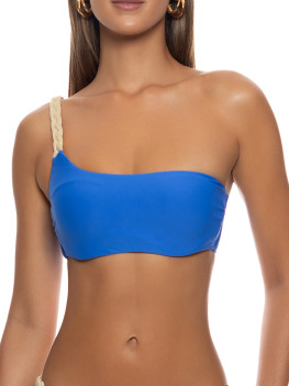 One Shoulder Top Sail On Blue van Luli Fama 2