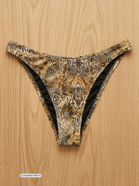 Blue Orchid High Leg Broekje Safarivan Gold Couture