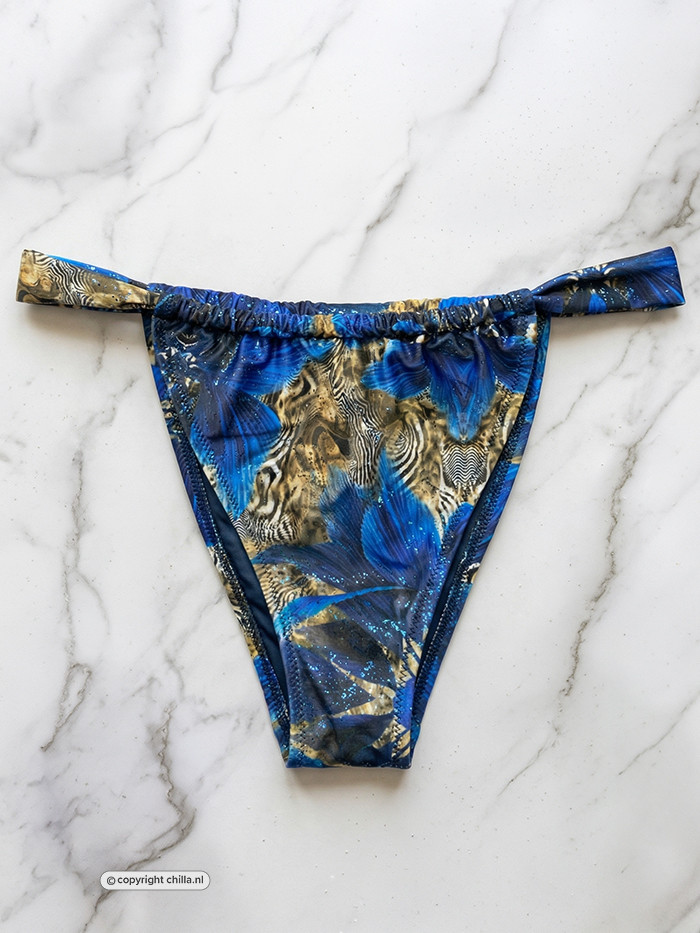 Blue Orchid Brazilian Sliding Bottom Orchid by Gold Couture