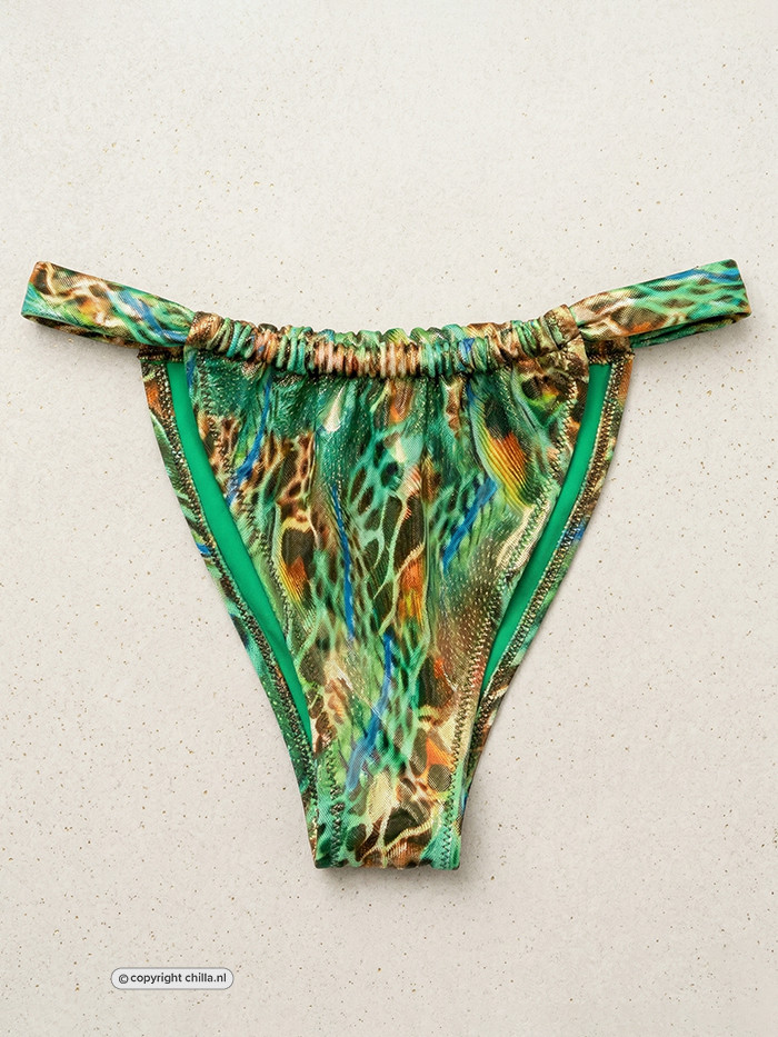 Jungle Fever Brazilian Sliding Bottom Emerald by Gold Couture
