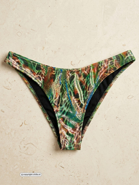 Jungle Fever High Leg Broekje Emerald van Gold Couture