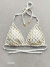 Triangle Top Gold Rush White