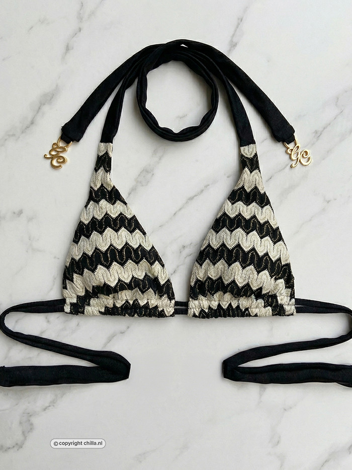 Halter Top Black Diamond van Gold Couture