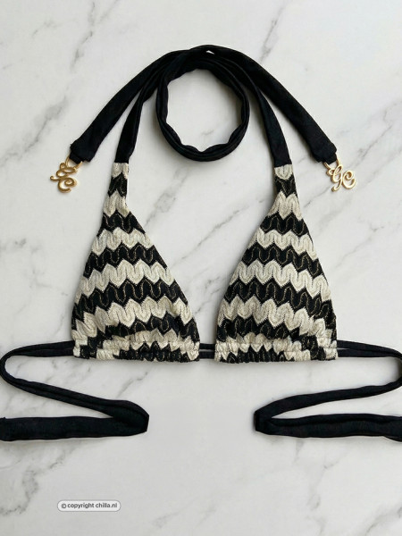 Halter Top Black Diamond van Gold Couture