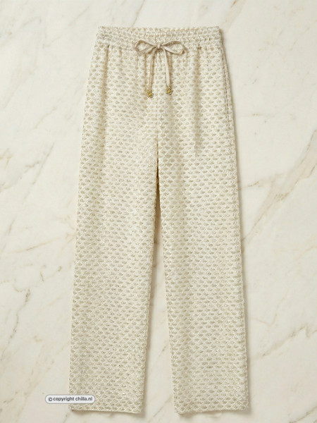 Strandbroek Gold Rush White van Gold Couture