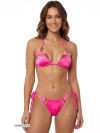 Brazil Bikini Pink Beaded