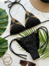 Brazil Bikini Black Beaded