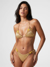 Brazil Bikini Gold Texture Beaded