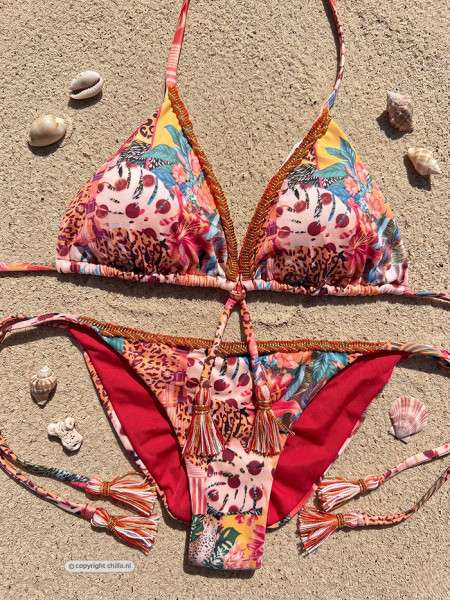 Bikini Triangle Tropical Boho Beaded van Specials