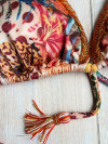 Bikini Triangle Tropical Boho Beaded