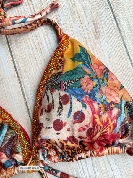 Bikini Triangle Tropical Boho Beaded van Specials