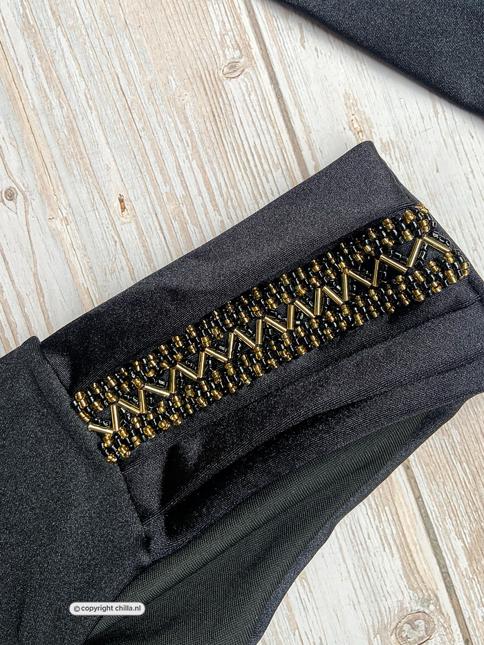 Halter Bikini Black Beaded by Specials