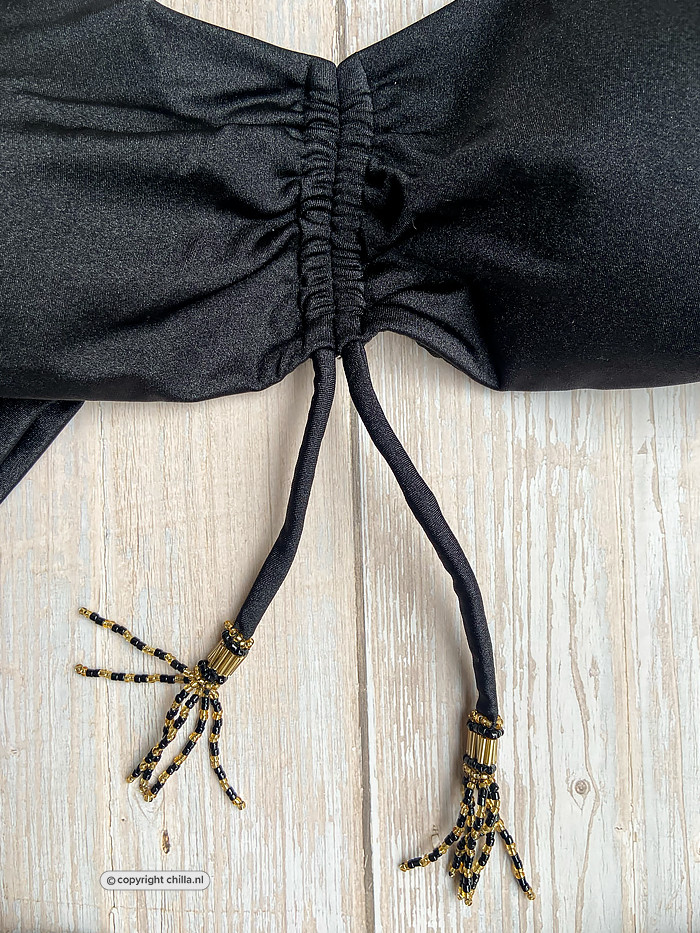 Halter Bikini Black Beaded by Specials