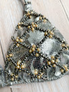 Pearl Bikini Silver Snake