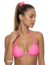 Triangle Top Cosita Buena Zig-Zag Neon Pink Shiny