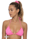 Triangle Top Cosita Buena Neon Pink Shiny