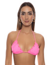 Triangle Top Cosita Buena Neon Pink Shiny