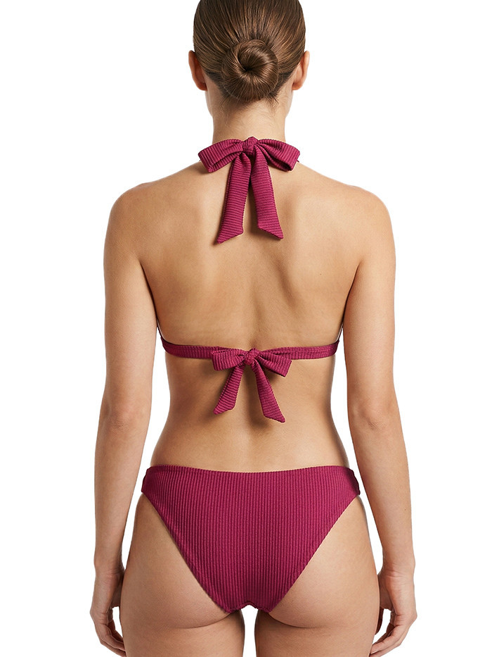 Shell Bikini Burgundy Texture Special Edition