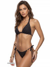 Halter Bikini Sunkiss Glow Black