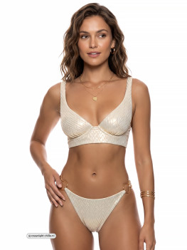 Underwire Bikini Liquid Voltage Gold by Luli Fama