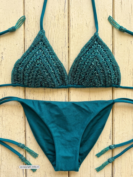 Bikini Luxury Emerald Beaded van Specials